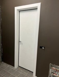 Комбинирана врата за баня VDA 80 Бяла