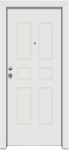 Входна врата Премиум Клас PVC White 136