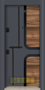 D 01 Антрацит натурел орех с пасивна дръжка